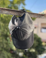Load image into Gallery viewer, Pure Leather Cap With Adjustable Clip-Black
