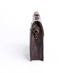 Load image into Gallery viewer, The Corporate Pure Leather Bag- Midnight Brown
