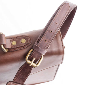 The Corporate Pure Leather Bag- Tan Brown