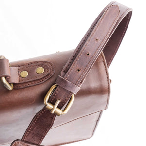 The Corporate Pure Leather Bag- Tan Brown