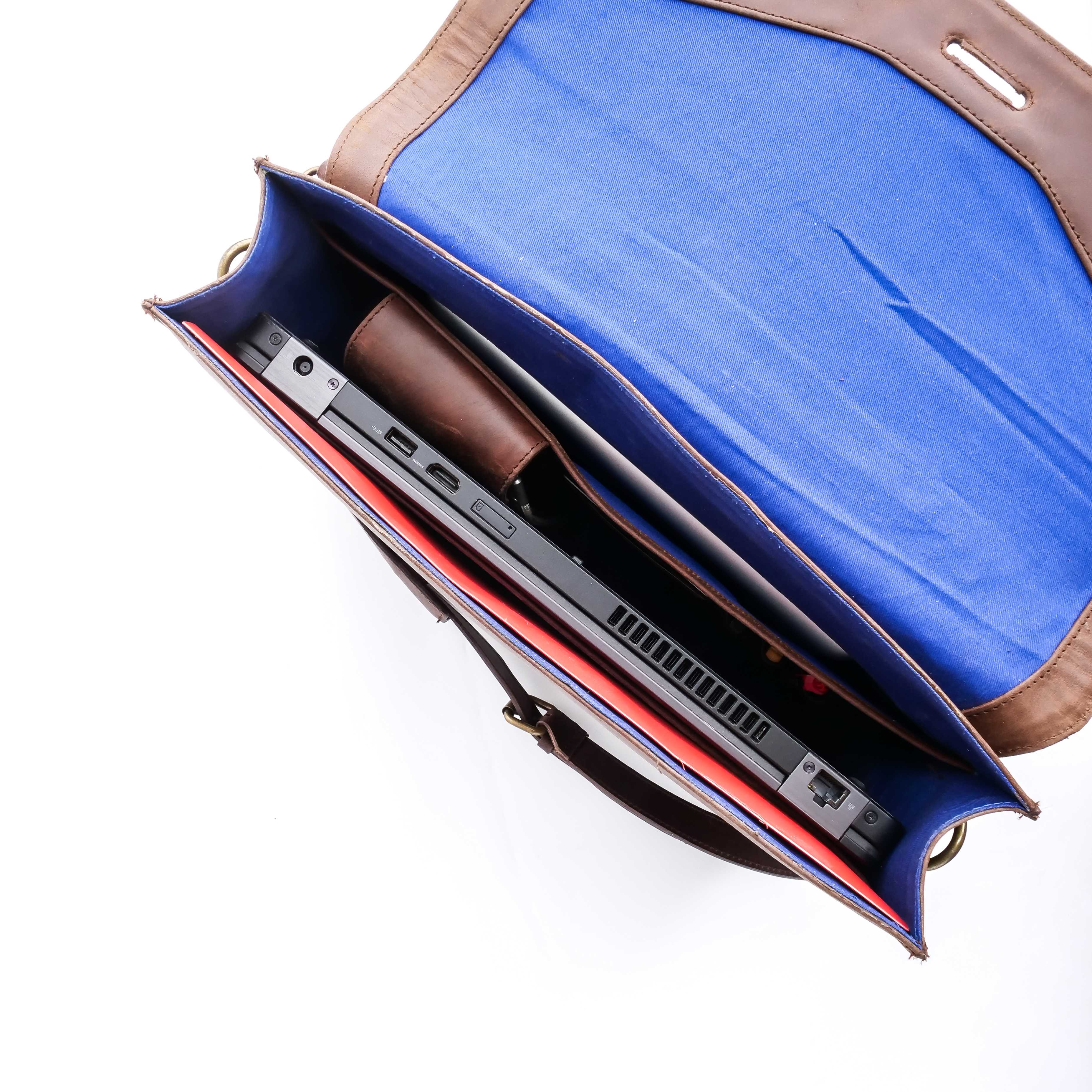 The Corporate Pure Leather Bag- Tan Brown
