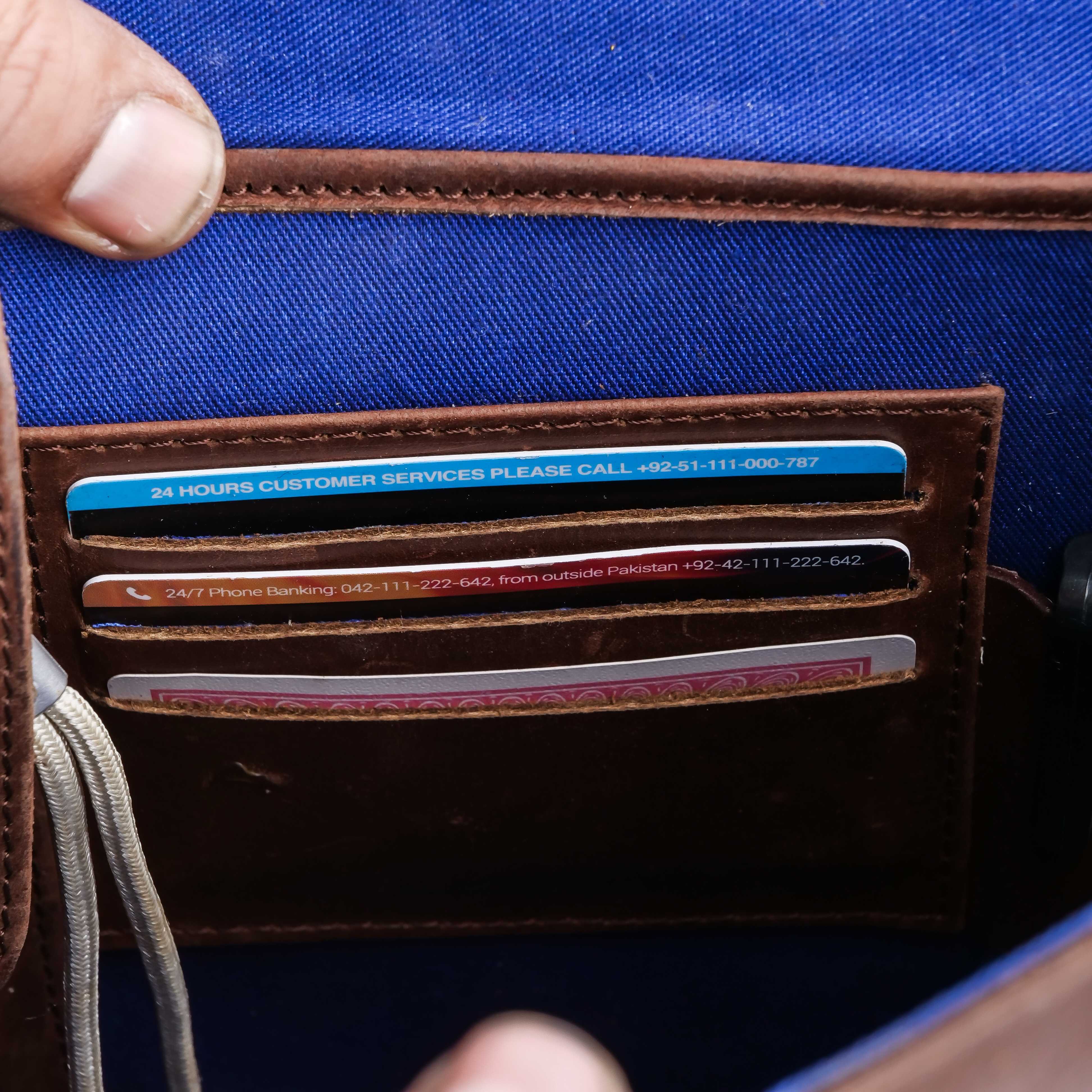 The Corporate Pure Leather Bag- Tan Brown