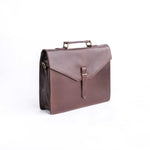 Load image into Gallery viewer, The Corporate Pure Leather Bag- Midnight Brown
