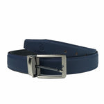 Load image into Gallery viewer, BLACK BLUE Double Sided Reversible Men&#39;s&#39; Leather Belt
