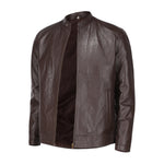 Load image into Gallery viewer, Brown Mens Pure Sheep Leather Jacket

