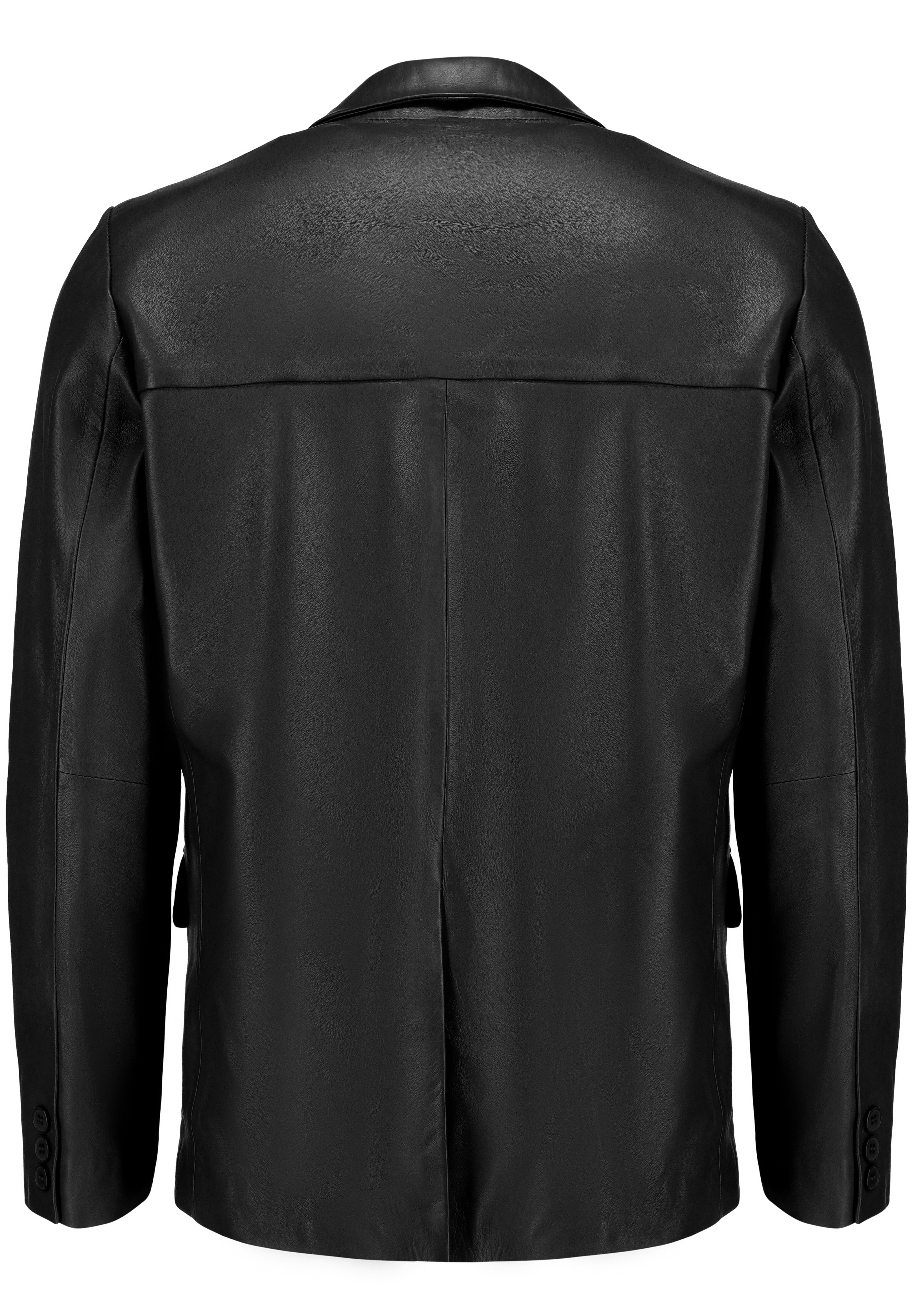 Invisible Stitching Casual Leather Blazer for Men