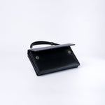 Load image into Gallery viewer, Nova-Womens Handle Leather Clutch Wallet-Black
