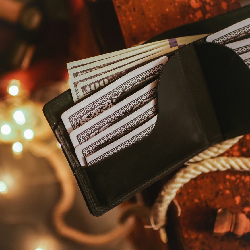The Vault Vintage Leather Wallet-Arch-Charcoal Black
