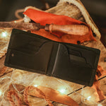 Load image into Gallery viewer, The Vault Vintage Leather Wallet-Arch-Charcoal Black
