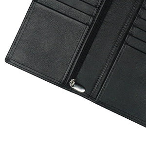 Executive Leather Long Wallet BLACK