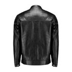 Load image into Gallery viewer, Black Mens Pure Sheep Leather Zipper Jacket
