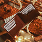 Load image into Gallery viewer, The Vault Vintage Leather Wallet-Arch-Dark Brown
