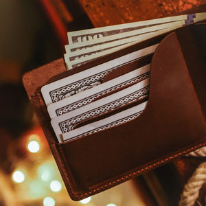The Vault Vintage Leather Wallet-Arch-Dark Brown
