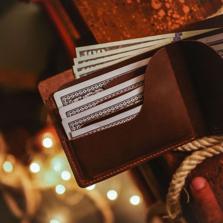 The Vault Vintage Leather Wallet-Arch-Dark Brown