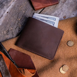The Vault Vintage Leather Wallet-Arch-Dark Brown