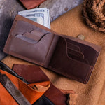 Load image into Gallery viewer, The Vault Vintage Leather Wallet-Arch-Dark Brown
