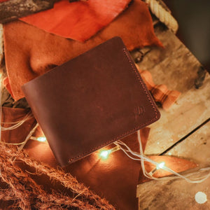 The Vault Vintage Leather Wallet-Arch-Dark Brown