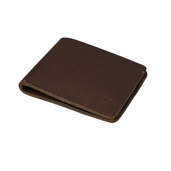 Mens Genuine Vintage Leather Wallet-CHOCOLATE BROWN S1