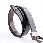 Load image into Gallery viewer, Chromium Double Sided Reversible Men&#39;s&#39; Leather Belt-Black Dark Brown
