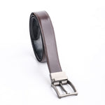 Load image into Gallery viewer, Chromium Double Sided Reversible Men&#39;s&#39; Leather Belt-Black Dark Brown
