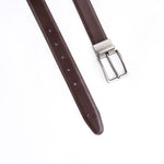 Load image into Gallery viewer, Chromium Double Sided Reversible Men&#39;s&#39; Leather Belt-Black Dark Brown
