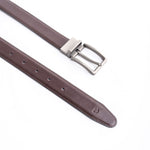 Load image into Gallery viewer, Chromium Double Sided Reversible Men&#39;s&#39; Leather Belt-Black Dark Brown
