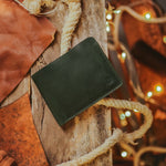 Load image into Gallery viewer, The Vault Vintage Leather Wallet-Coin Pocket-EMERALD GREEN
