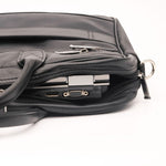 Load image into Gallery viewer, Executive Leather Laptop Bag-Black
