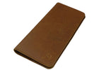 Load image into Gallery viewer, Slim Vintage Long Leather Travel Wallet For Mobile/Credit Cards WOOD BROWN
