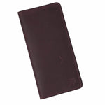 Load image into Gallery viewer, Slim Vintage Long Leather Travel Wallet For Mobile/Credit Cards CRIMSON RED
