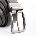 Load image into Gallery viewer, Natural Milled Double Sided Reversible Men&#39;s&#39; Leather Belt-BLACK COFFE BROWN
