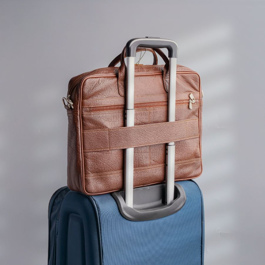 The Ultimate Leather Breifcase Bag-Tan