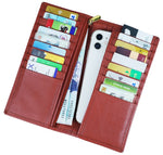 Load image into Gallery viewer, Executive Leather Long Wallet TAN
