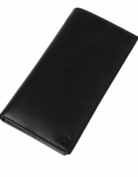 Multi Purpose Leather Long Wallet-BORDO