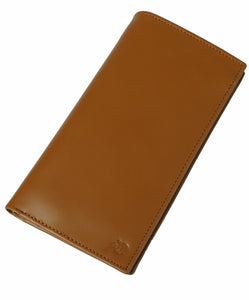Multi Purpose Leather Long Wallet-CAMEL