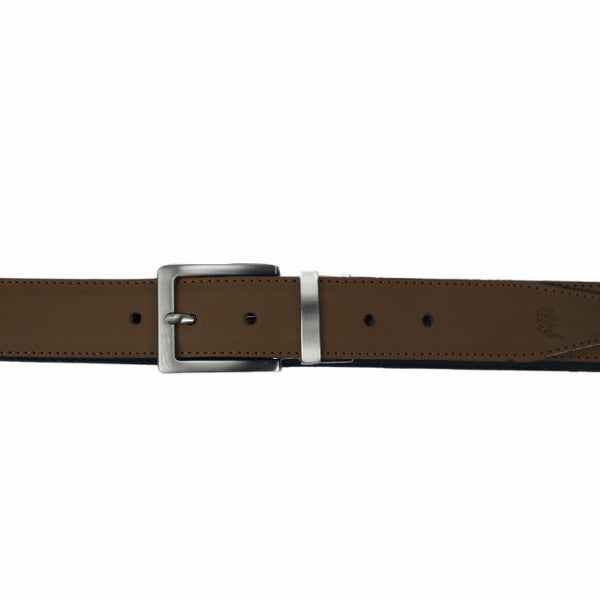 BLACK TAN-BROWN Double Sided Reversible Men's' Leather Belt