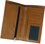 Load image into Gallery viewer, Multi Purpose Leather Long Wallet-TAN BROWN
