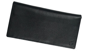 Executive Leather Long Wallet BLACK