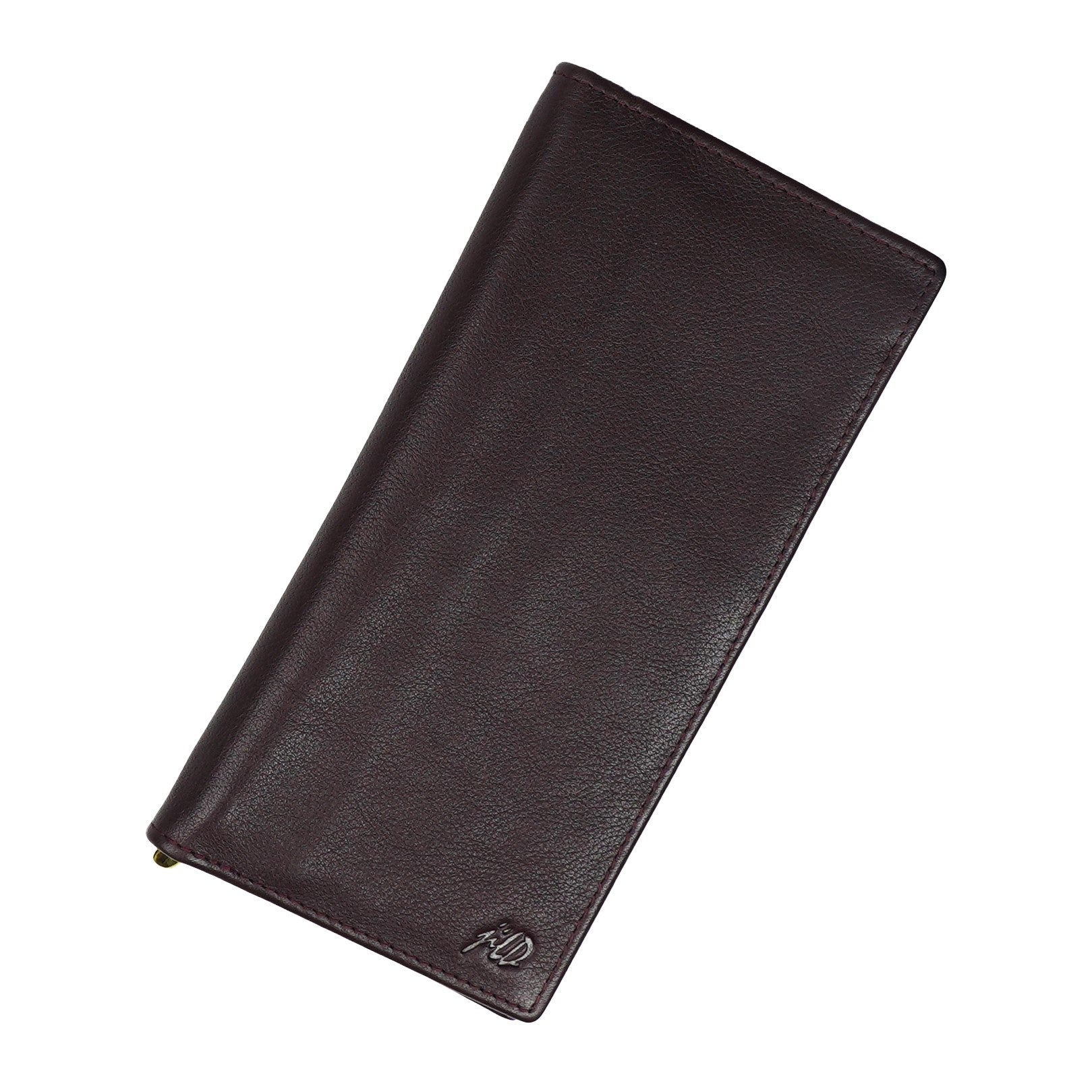 Executive Leather Long Wallet BROWN