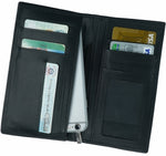 Load image into Gallery viewer, JILD-18 Pockets Leather Long Wallet-BLACK
