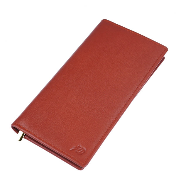 Executive Leather Long Wallet TAN