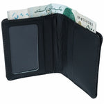 Load image into Gallery viewer, Slim Compact Bi-fold Real Cow Full Grain Leather Card Holder
