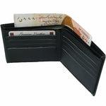 Load image into Gallery viewer, Bi-fold Multi Card Holder Full Grain Cow Leather Mens Wallet

