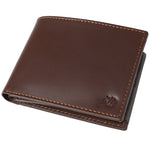 Load image into Gallery viewer, Bi-fold Multi Card Holder Full Grain Cow Leather Mens Wallet
