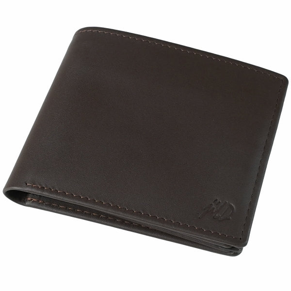 Multi Fold Natural Cow Hide Leather Mens Wallet