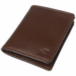 Load image into Gallery viewer, Slim Compact Bi-fold Real Cow Full Grain Leather Card Holder
