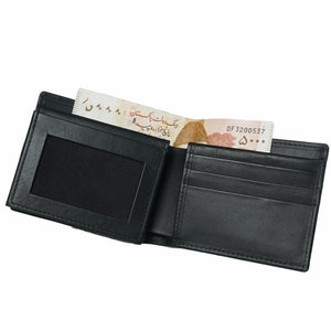 Multi Fold Natural Cow Hide Leather Mens Wallet