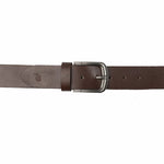 Load image into Gallery viewer, Mens Dark Brown Minimal Laminated Leather Belt
