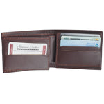 Load image into Gallery viewer, Bi-fold Multi Card Holder Full Grain Cow Leather Mens Wallet
