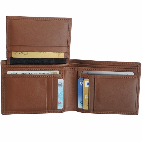 Bi-fold Men's Wallet With detachable I.D/card Holder.